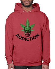 addiction cannabis 217# - marijuana- Hoodie