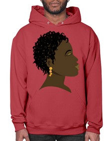 african girl 91# - black girls or women- Hoodie