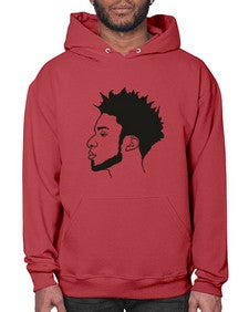 beardman 43# - black boys or men- Hoodie