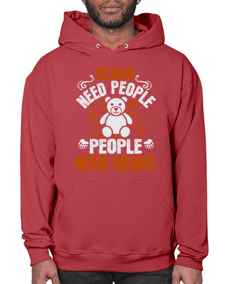 bears need people people need bears 59# - bears - animals- Hoodie