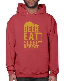 beer eat sleep 644# - beer- Hoodie