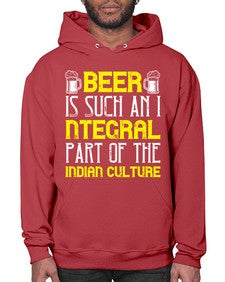 beer is such an integral part of the indian culture 652# - beer- Hoodie