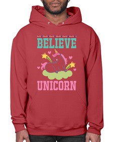 believe unicorn 45# - unicorn- Hoodie