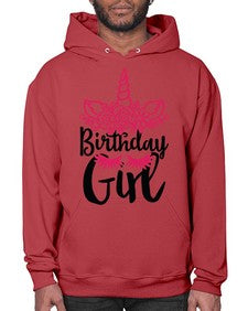 birthday girl 60# - unicorn- Hoodie