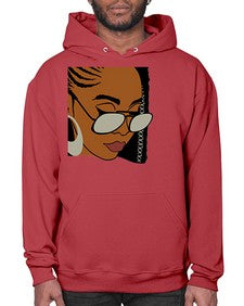 black afro 39# - black girls or women- Hoodie
