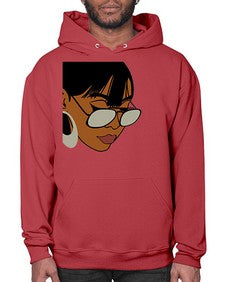 black afro 40# - black girls or women- Hoodie