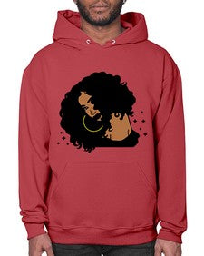 black women - queen 54# - black girls or women- Hoodie