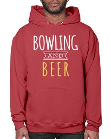 bowling and beer 681# - beer- Hoodie