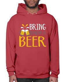 bring a dady beer 63# - beer- Hoodie