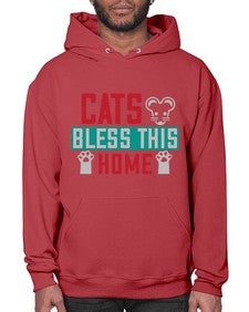 cats bless this home Style 36# - cats- Hoodie