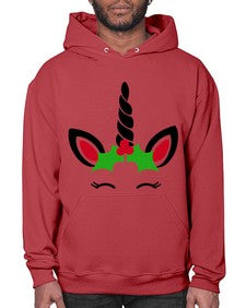 christmas unicorn 81# - unicorn- Hoodie