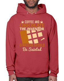 coffee and chocolatethe inventor of mocha should be sainted 99# - chocolate- Hoodie