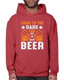 come to the dark side we 124# - beer- Hoodie
