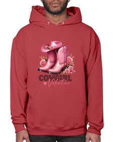 cowgirl valentine cupid valentine 352# - western- Hoodie