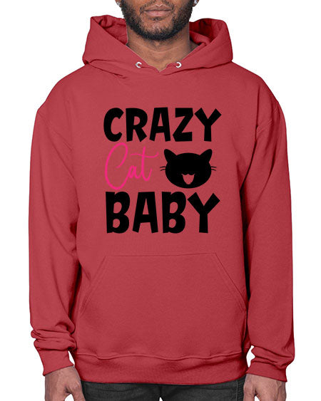 crazy cat baby Style 66# - baby- Hoodie