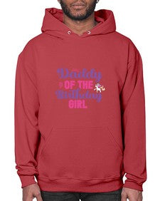 daddy of the birthday girl 90# - unicorn- Hoodie