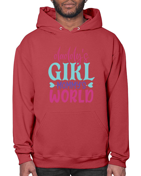 daddys girl mammys world Style 67# - baby- Hoodie