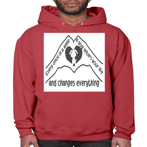 dog changes everything 75# - dogs- Hoodie