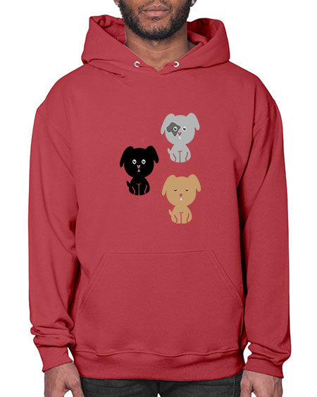 dogs 93# - bears - animals- Hoodie