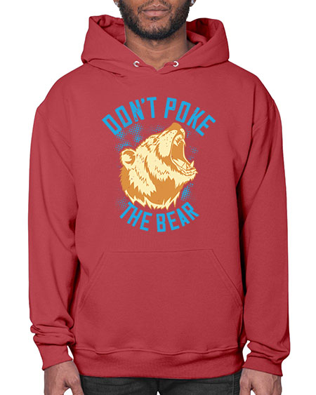 don’t poke the bear 99# - bears - animals- Hoodie