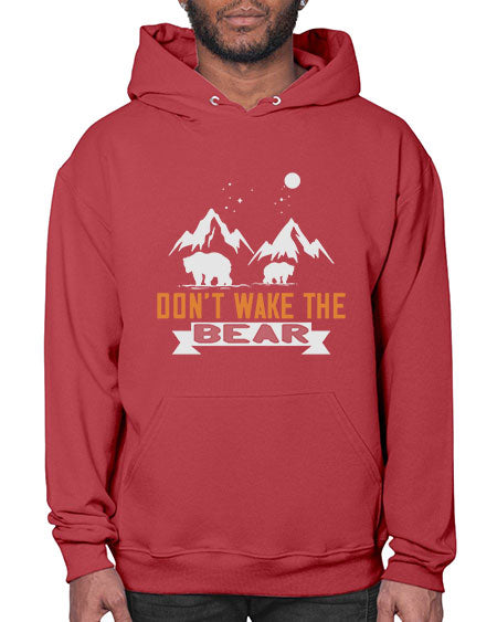 don’t wake the bear 103# - bears - animals- Hoodie