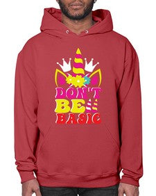 dont be basic 94# - unicorn- Hoodie