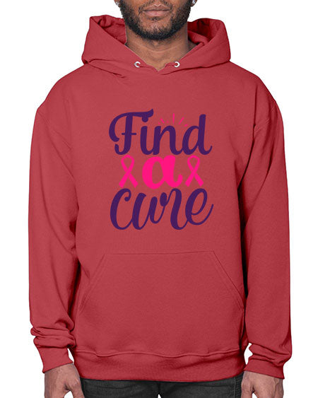 find a cure - breast cancer- Hoodie