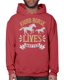 fjord horse lives matter Style 54# - horse- Hoodie