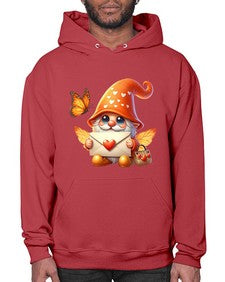 gnome with butterfly 06# - gnome- Hoodie