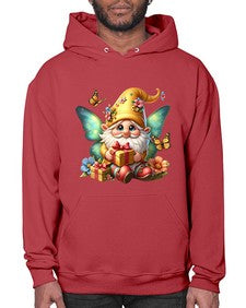 gnome with butterfly 07# - gnome- Hoodie