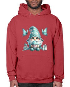 gnome with butterfly 10# - gnome- Hoodie