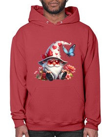 gnome with butterfly 13# - gnome- Hoodie
