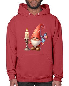 gnome with butterfly 16# - gnome- Hoodie