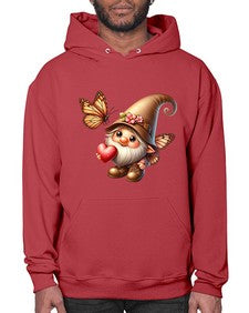 gnome with butterfly 22# - gnome- Hoodie