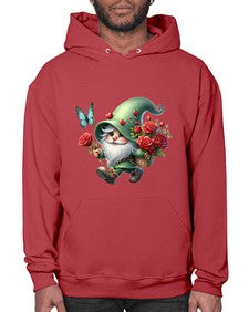 gnome with butterfly 24# - gnome- Hoodie