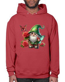 gnome with butterfly 26# - gnome- Hoodie