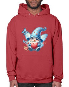 gnome with butterfly 28# - gnome- Hoodie