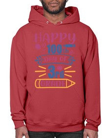 happy th day of third grade 254# - third grade- Hoodie