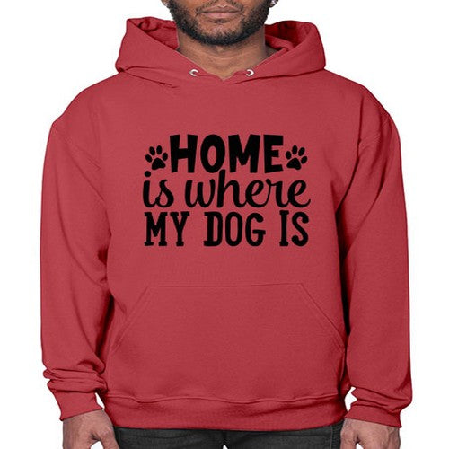home is where my dog is Style 85# - dogs- Hoodie
