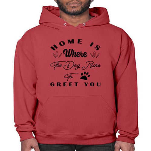 home is where the dog 153# - dogs- Hoodie