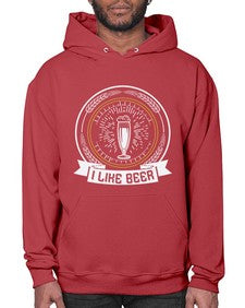 i like beer 1121# - beer- Hoodie