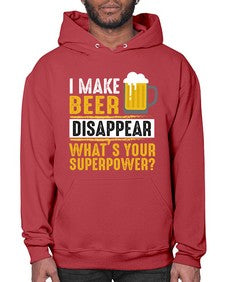 i make beer diaspper whats your super power 236# - beer- Hoodie