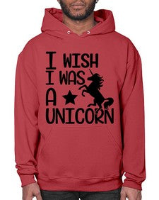 i wish i was a unicorn 213# - unicorn- Hoodie