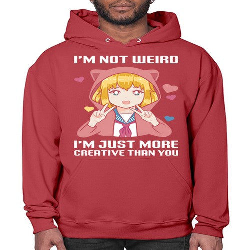 im not wierd im just more creative than you248# - anime- Hoodie