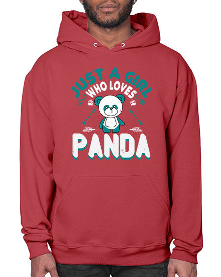 just a girl who loves panda 161# - bears - animals- Hoodie