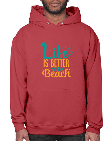 life is better at the beach Style 91# - summer- Hoodie