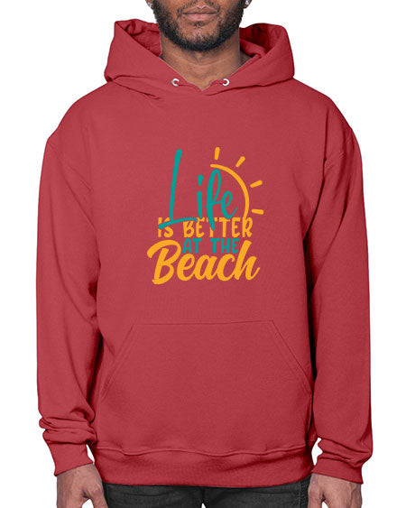 life is better at the beach Style 92# - summer- Hoodie