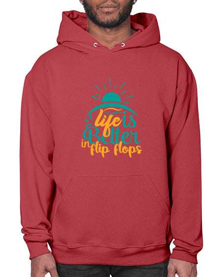 life is better in flip flops Style 89# - summer- Hoodie