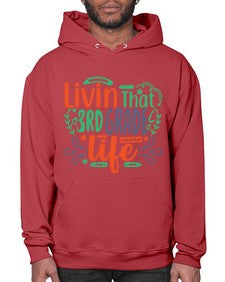 livin that third garde life 507# - third grade- Hoodie