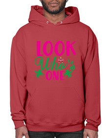 look whos one 263# - unicorn- Hoodie